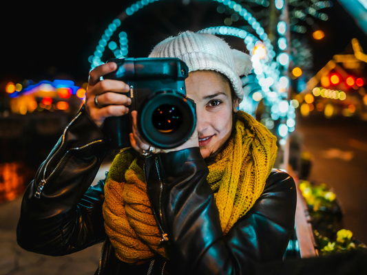 A photographer taking a photograp