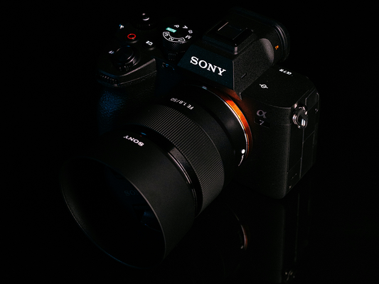 A Sony Alpha camera