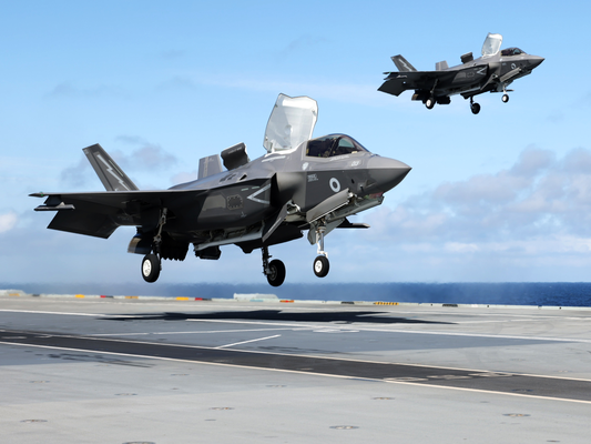 F35 jets taking off