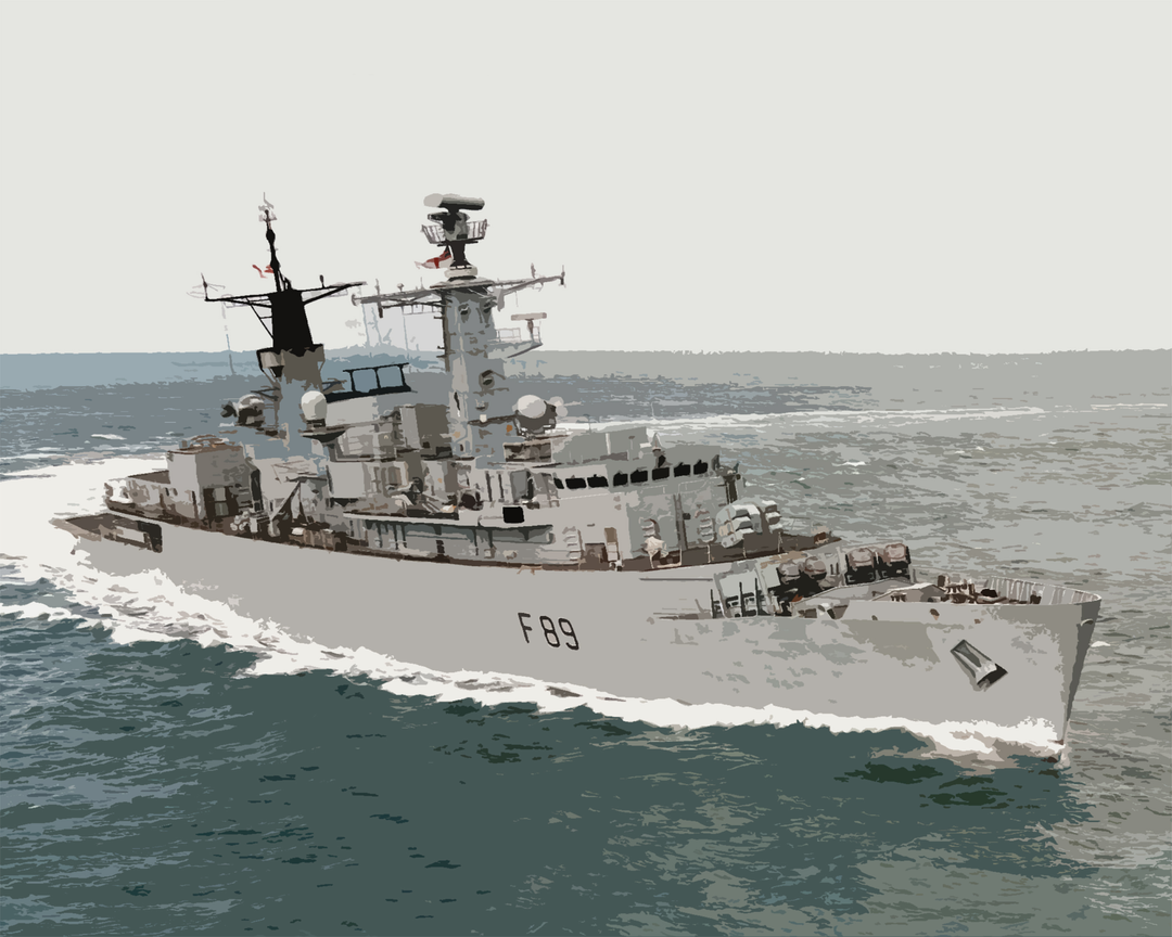 Royal Navy Warship Artwork Prints