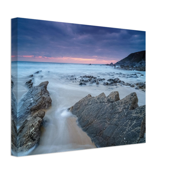 Dollar Cove in Cornwall at sunset Photo Print - Canvas - Framed Photo Print - Hampshire Prints