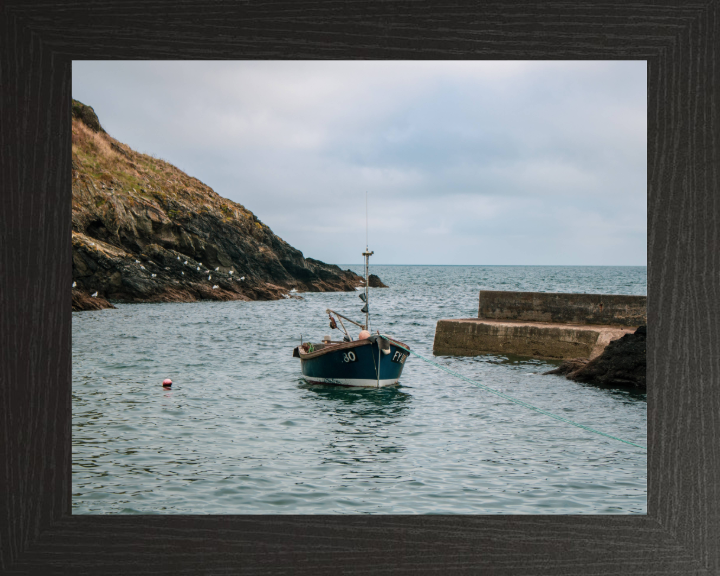 Fishing boat at Portloe in Cornwall Photo Print - Canvas - Framed Photo Print - Hampshire Prints