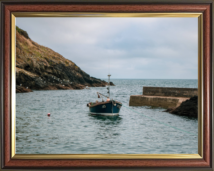 Fishing boat at Portloe in Cornwall Photo Print - Canvas - Framed Photo Print - Hampshire Prints