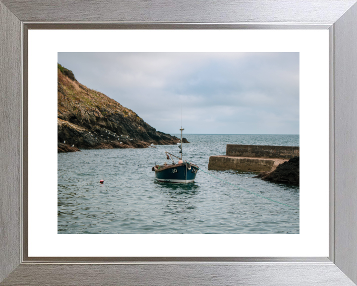 Fishing boat at Portloe in Cornwall Photo Print - Canvas - Framed Photo Print - Hampshire Prints