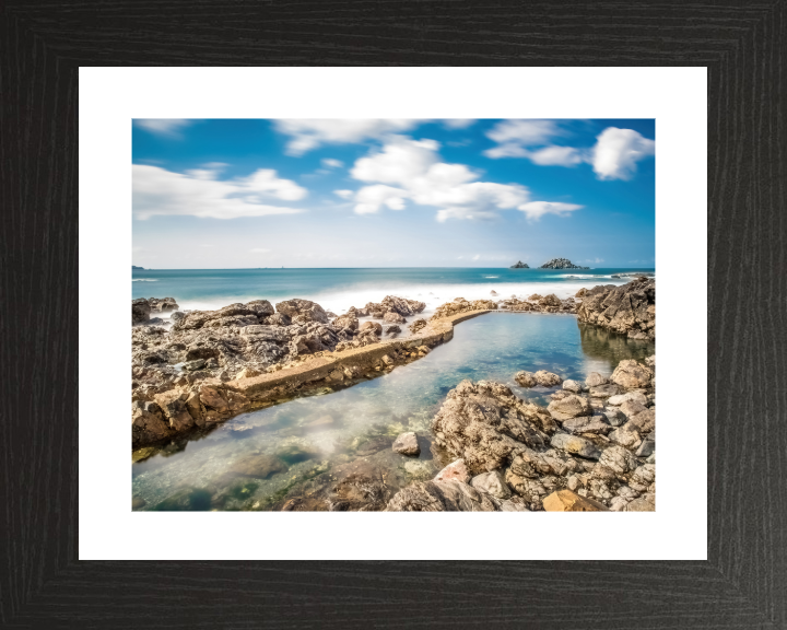 St Just Coast in Cornwall Photo Print - Canvas - Framed Photo Print - Hampshire Prints