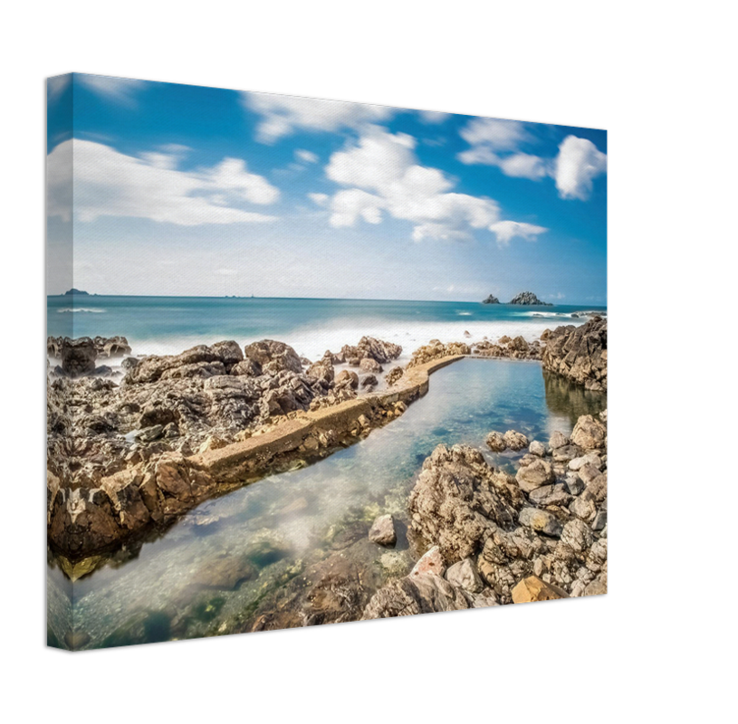 St Just Coast in Cornwall Photo Print - Canvas - Framed Photo Print - Hampshire Prints