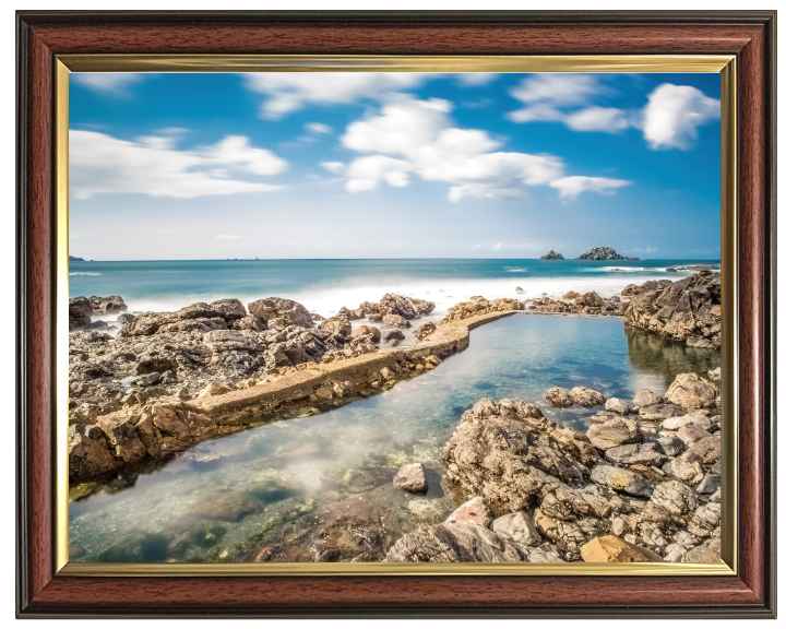 St Just Coast in Cornwall Photo Print - Canvas - Framed Photo Print - Hampshire Prints