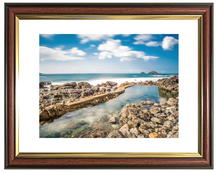 St Just Coast in Cornwall Photo Print - Canvas - Framed Photo Print - Hampshire Prints