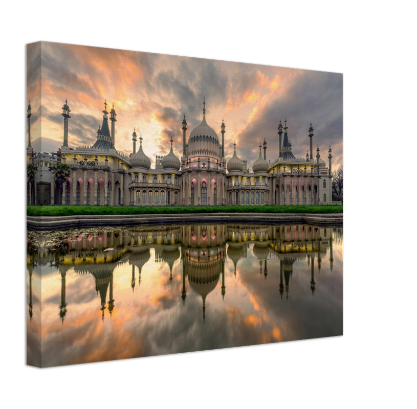 Reflections of Brighton Royal Pavilion Photo Print - Canvas - Framed Photo Print - Hampshire Prints