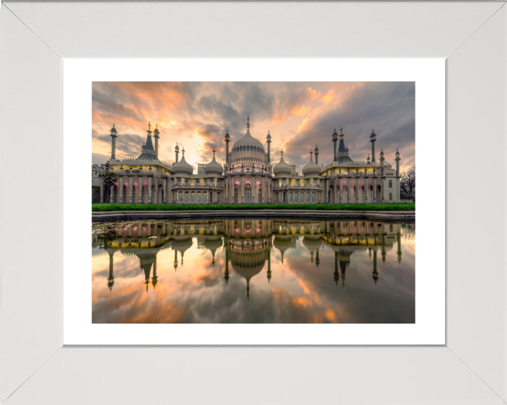 Reflections of Brighton Royal Pavilion Photo Print - Canvas - Framed Photo Print - Hampshire Prints