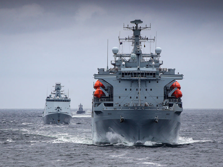 RFA Argus A135 Royal Fleet Auxiliary Casualty class Ship Photo Print or Framed Print - Hampshire Prints