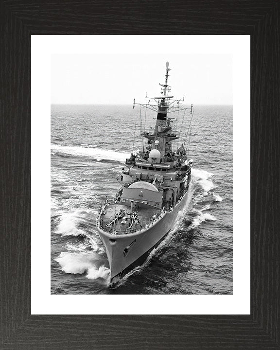 HMS Naiad F39 Royal Navy Leander class frigate Photo Print or Framed Photo Print - Hampshire Prints