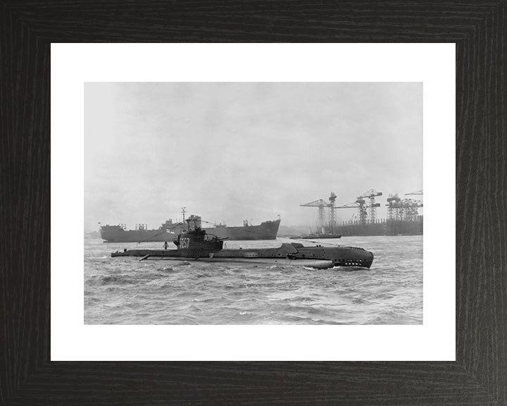 HMS Saga P257 Royal Navy S class submarine Photo Print or Framed Print - Hampshire Prints