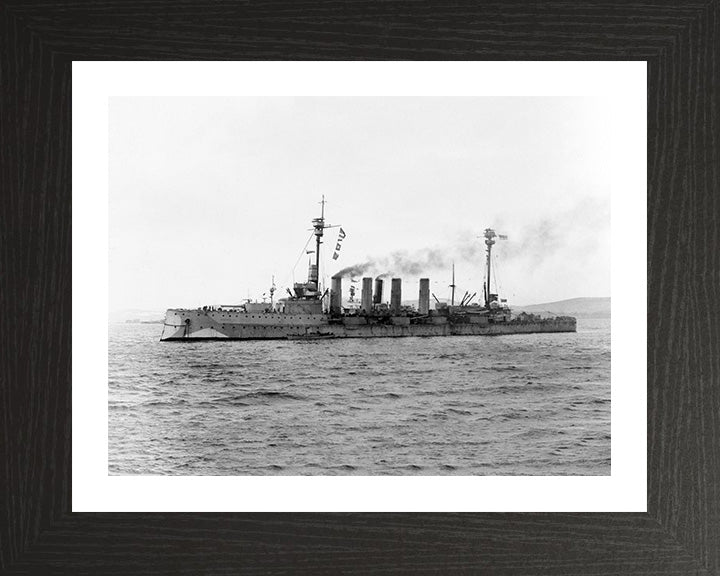 HMS Natal Royal Navy Warrior class armoured cruiser Photo Print or Framed Photo Print - Hampshire Prints