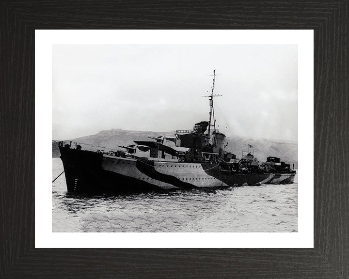 HMS Javelin F61 Royal Navy J class destroyer Photo Print or Framed Print - Hampshire Prints