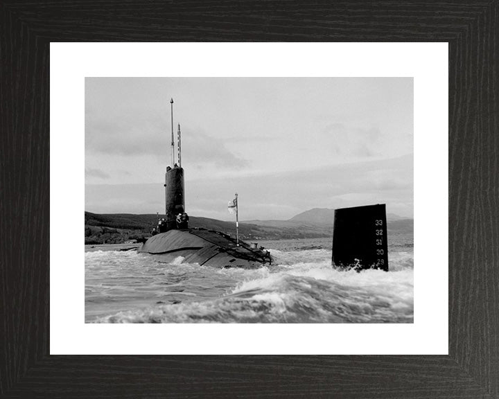 HMS Courageous S50 Royal Navy Valiant class Submarine Photo Print or Framed Print - Hampshire Prints