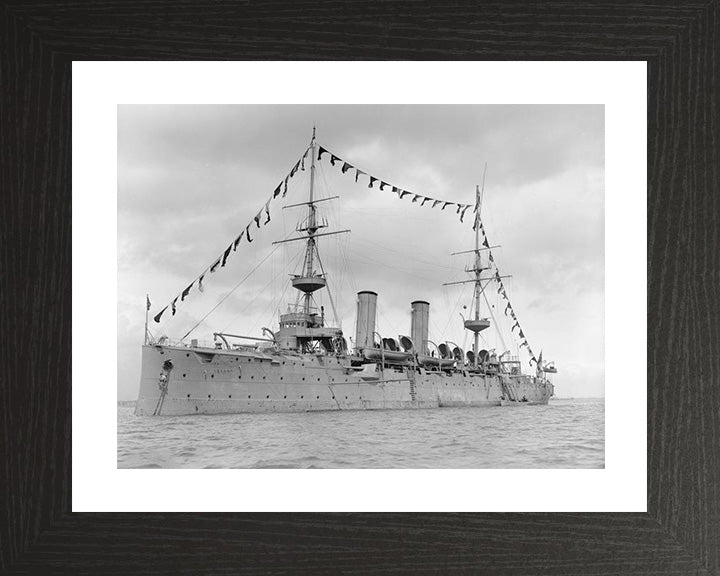 HMS Venus (1895) Royal Navy eclipse Class protected cruiser Photo Print or Framed Print - Hampshire Prints