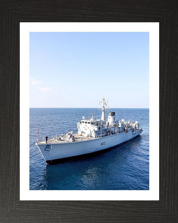 HMS Ledbury M30 Royal Navy Hunt class minehunter Photo Print or Framed Print - Hampshire Prints