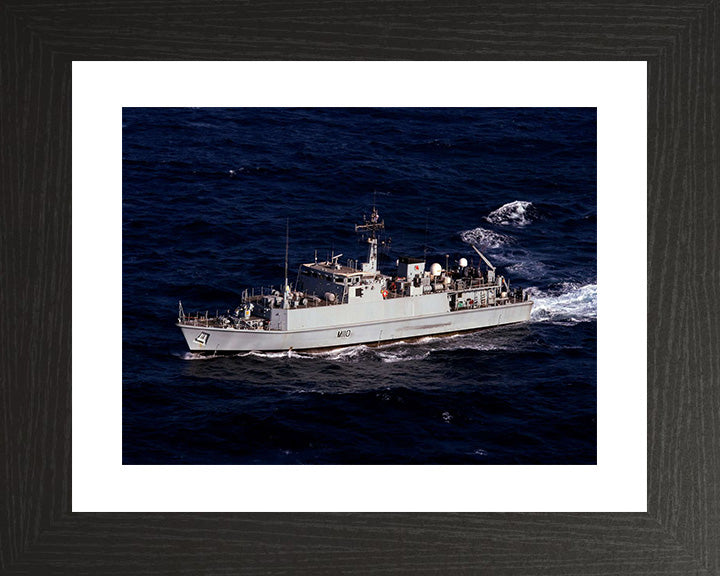 HMS Ramsey M110 Royal Navy Sandown class minehunter Photo Print or Framed Print - Hampshire Prints