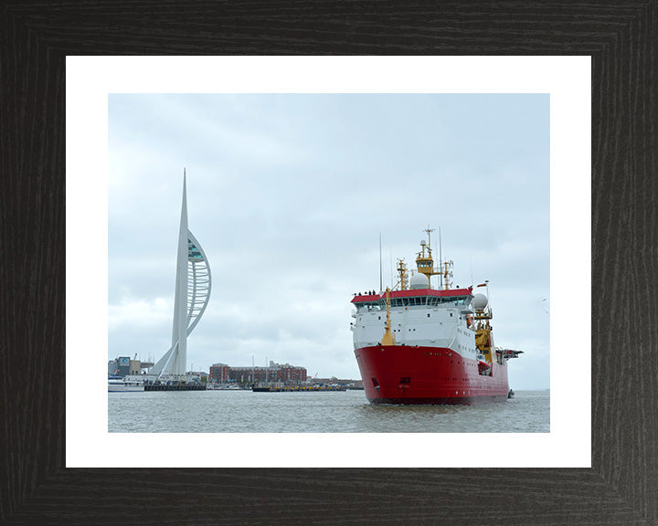 HMS Protector A173 Royal Navy Ice patrol ship Photo Print or Framed Print - Hampshire Prints