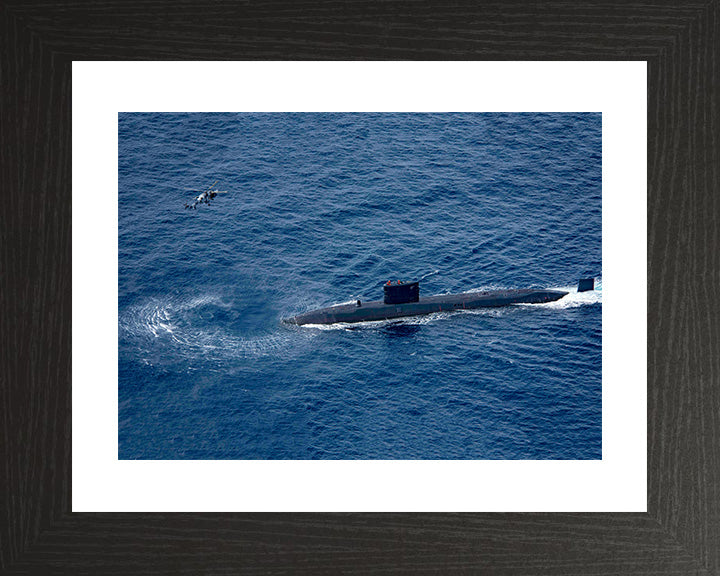 HMS Trenchant S91 Royal Navy Trafalgar class Submarine Photo Print or Framed Print - Hampshire Prints