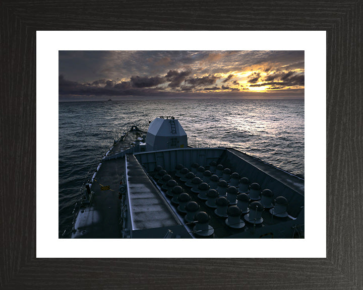 HMS Northumberland F238 Royal Navy Type 23 frigate Photo Print or Framed Photo Print - Hampshire Prints