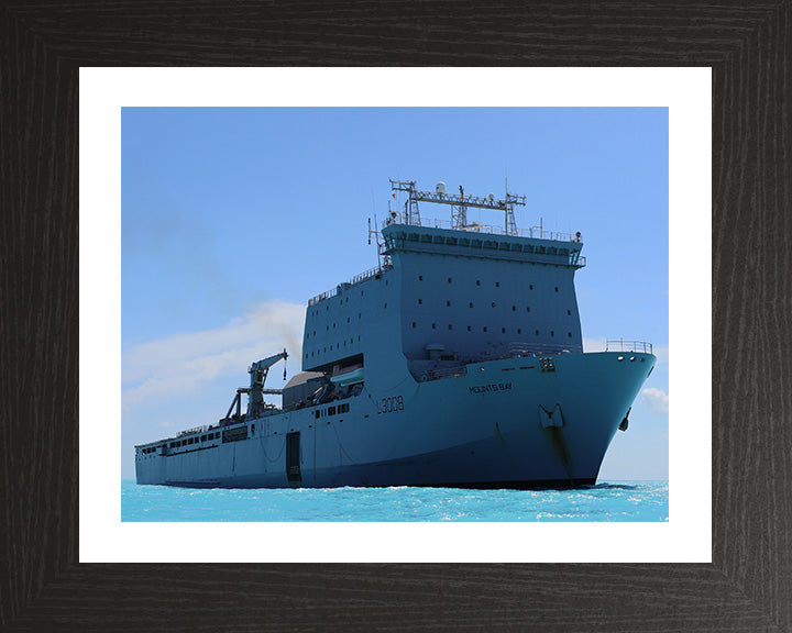 RFA Mounts Bay L3008 Royal Fleet Auxiliary Bay class auxiliary dock landing ship Photo Print or Framed Print - Hampshire Prints