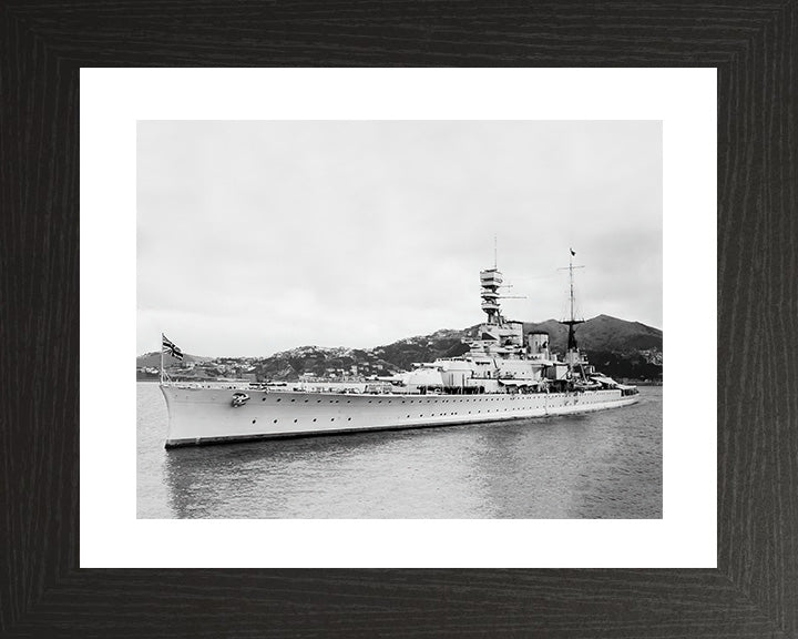 HMS Renown (1916) Royal Navy Renown class battlecruiser Photo Print or Framed Print - Hampshire Prints