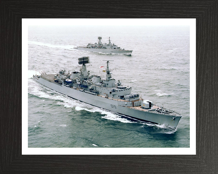 HMS Glamorgan D19 Royal Navy County class Destroyer Photo Print or Framed Print - Hampshire Prints