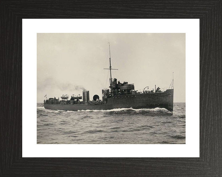 HMS Kale 1904 Royal Navy River class destroyer Photo Print or Framed Print - Hampshire Prints