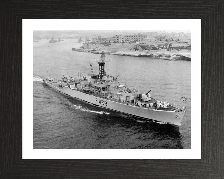 HMS Loch Alvie F428 (K428) Royal Navy Loch class frigate Photo Print or Framed Print - Hampshire Prints