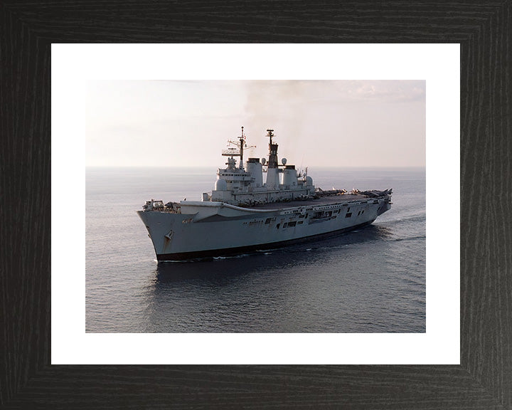 HMS Illustrious R06 Royal Navy Invincible class Aircraft Carrier Photo Print or Framed Print - Hampshire Prints