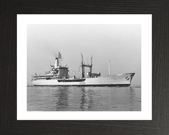RFA Grey Rover A269 Royal Fleet Auxiliary Rover class small fleet tanker Photo Print or Framed Print - Hampshire Prints