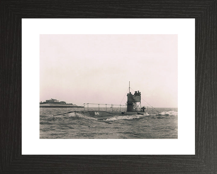 HMS B4 Royal Navy B class submarine Photo Print or Framed Print - Hampshire Prints