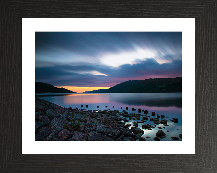 Loch Ness Scotland at sunset Photo Print - Canvas - Framed Photo Print - Hampshire Prints