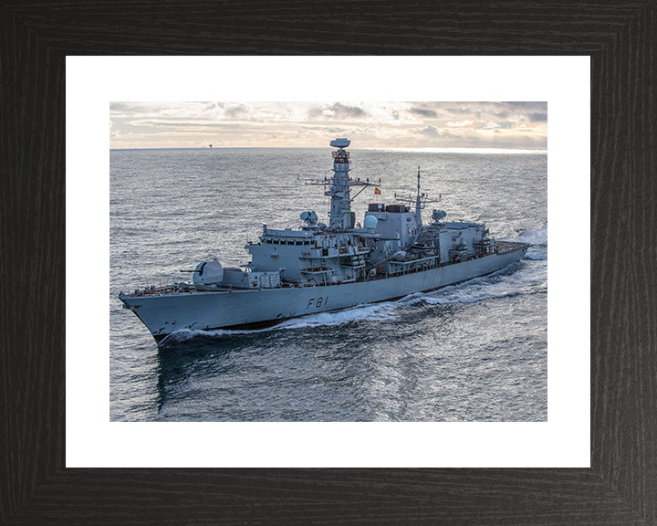 HMS Sutherland F81 Royal Navy type 23 Frigate Photo Print or Framed Print - Hampshire Prints