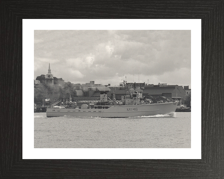 HMS Hodgeston M1146 Royal Navy Ton Class Minesweeper Photo Print or Framed Photo Print - Hampshire Prints