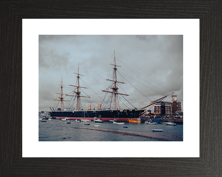 HMS Warrior 1860 | Photo Print | Framed Print | Poster | Steam-powered Armoured Frigate | Royal Navy - Hampshire Prints