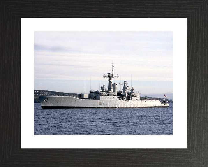 HMS Rothesay F107 Royal Navy Rothesay Class frigate Photo Print or Framed Print - Hampshire Prints