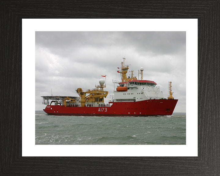 HMS Protector A173 Royal Navy Ice Patrol Ship Photo Print or Framed Print - Hampshire Prints