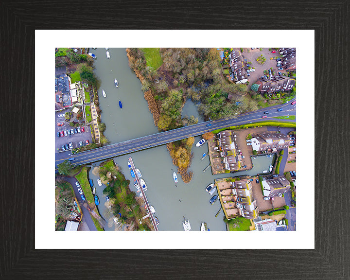 Tuckton Bridge Christchurch Dorset from above Photo Print - Canvas - Framed Photo Print - Hampshire Prints