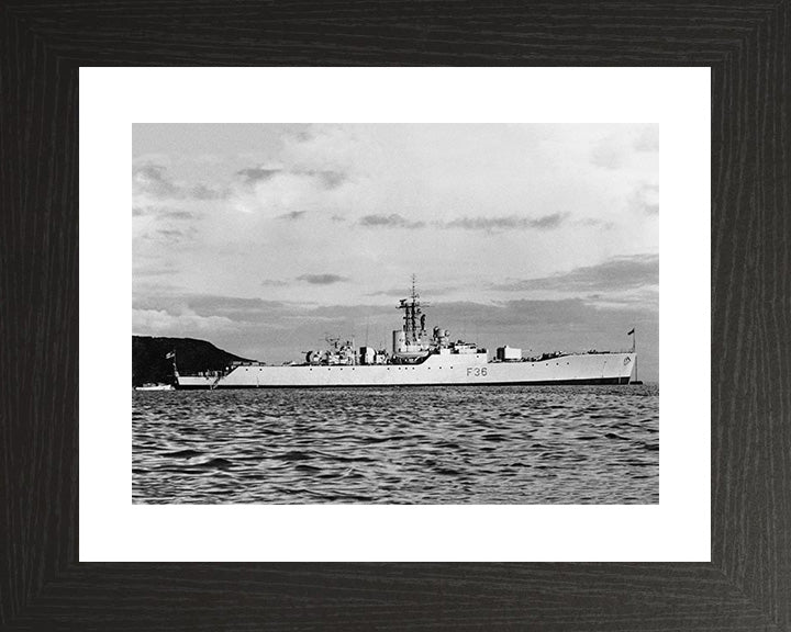 HMS Whitby F36 Royal Navy Whitby class frigate Photo Print or Framed Print - Hampshire Prints