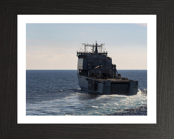 RFA Mounts Bay L3008 Royal Fleet Auxiliary Bay class auxiliary dock landing ship Photo Print or Framed Print - Hampshire Prints