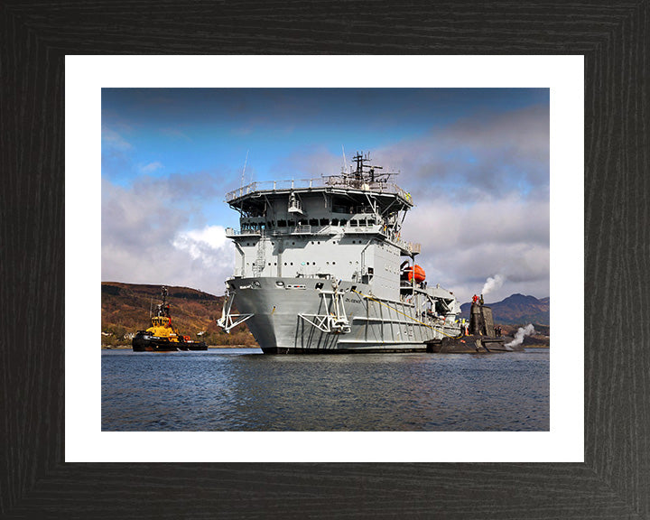 RFA Diligence A132 Royal Fleet Auxiliary forward repair ship Photo Print or Framed Print - Hampshire Prints