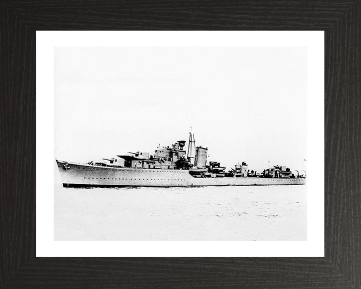 HMS Kingston F64 Royal Navy K class destroyer Photo Print or Framed Print - Hampshire Prints