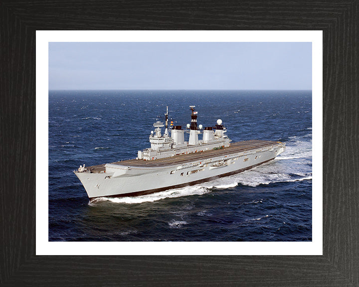 HMS Illustrious R06 Royal Navy Invincible Class aircraft carrier Photo Print or Framed Print - Hampshire Prints