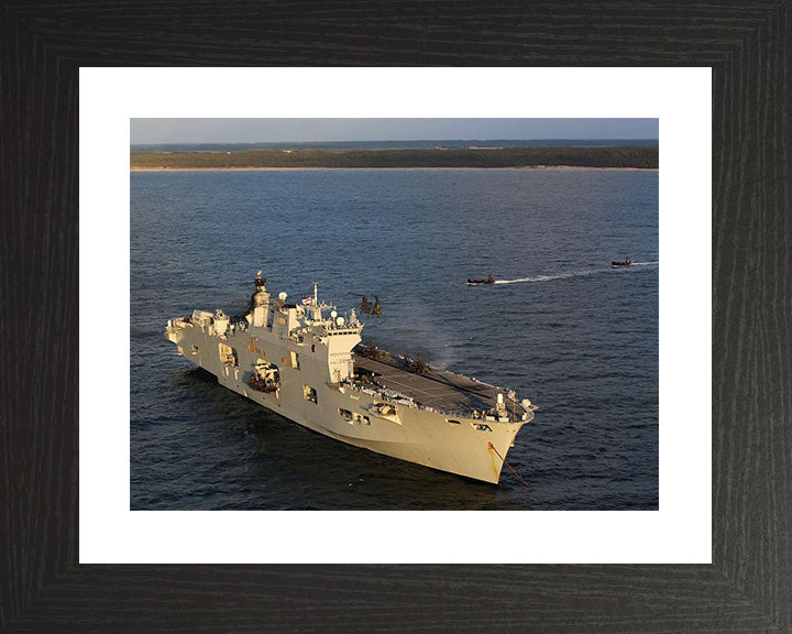 HMS Ocean L12 Royal Navy helicopter carrier Photo Print or Framed Print - Hampshire Prints