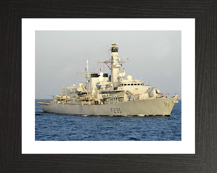 HMS Monmouth F235 Royal Navy type 23 Frigate Photo Print or Framed Print - Hampshire Prints