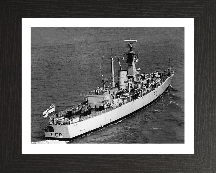 HMS Jupiter F60 Royal Navy Leander class frigate Photo Print or Framed Print - Hampshire Prints