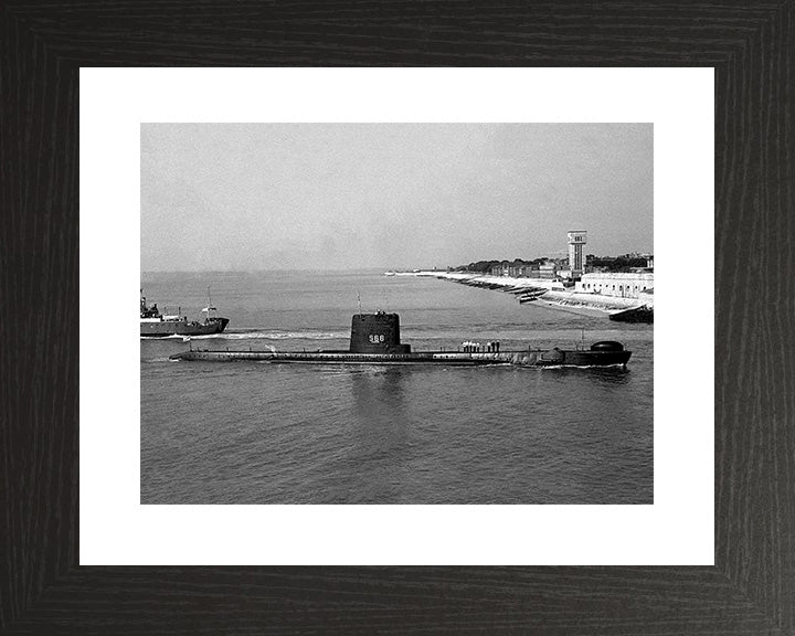 HMS Alderney S66 (P416) Royal Navy Amphion class submarine Photo Print or Framed Print - Hampshire Prints